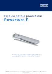 Powerturn F Fișa cu datele produsului RO