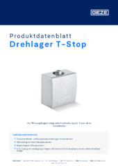 Drehlager T-Stop Produktdatenblatt DE