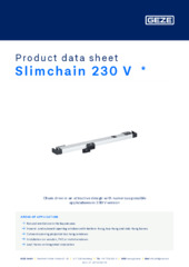 Slimchain 230 V  * Product data sheet EN