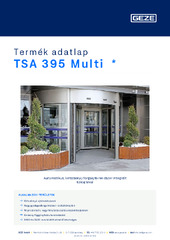 TSA 395 Multi  * Termék adatlap HU