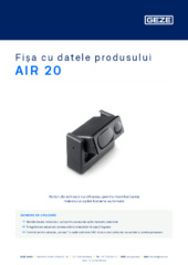 AIR 20 Fișa cu datele produsului RO