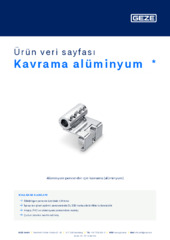 Verriegelungsmitnehmer Alu Ürün veri sayfası TR