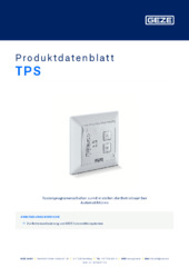 TPS Produktdatenblatt DE