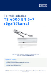 TS 4000 EN 5-7 rögzítőkarral Termék adatlap HU