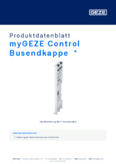 myGEZE Control Busendkappe  * Produktdatenblatt DE