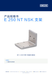 E 250 NT NSK 支架 产品规格书 ZH