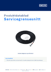 Servicegrensesnitt Produktdatablad NB