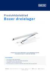 Boxer dreielager Produktdatablad NB