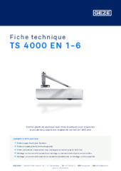 TS 4000 EN 1-6 Fiche technique FR