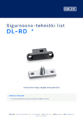 DL-RD  * Sigurnosno-tehnički list HR