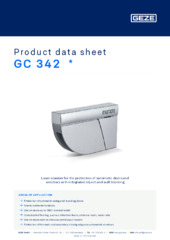 GC 342  * Product data sheet EN
