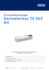 Dørlukkerhus TS 550 NV Produktdatablad NB