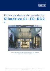Slimdrive SL-FR-RC2  * Ficha de datos del producto ES
