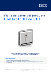 Contacto llave SCT Ficha de datos del producto ES
