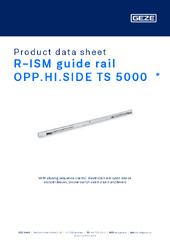 R-ISM guide rail OPP.HI.SIDE TS 5000  * Product data sheet EN