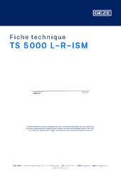 TS 5000 L-R-ISM Fiche technique FR