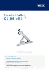 OL 95 olló  * Termék adatlap HU
