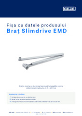Braț Slimdrive EMD Fișa cu datele produsului RO