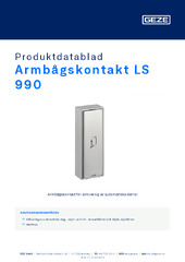 Armbågskontakt LS 990 Produktdatablad SV