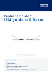 ISM guide rail Boxer Product data sheet EN