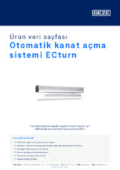 Otomatik kanat açma sistemi ECturn Ürün veri sayfası TR