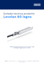 Levolan 60 legno Scheda tecnica prodotto IT