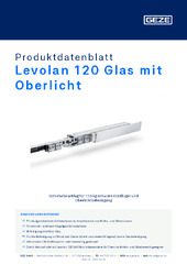 Levolan 120 Glas mit Oberlicht Produktdatenblatt DE