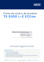 TS 5000 L-E ECline Ficha de dados de produto PT