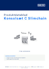 Konsolsæt C Slimchain Produktdatablad DA
