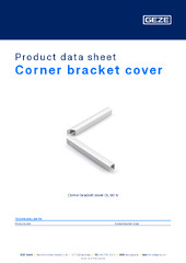Corner bracket cover Product data sheet EN