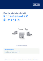 Konsolensatz C Slimchain Produktdatenblatt DE