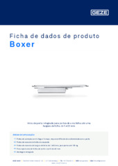 Boxer Ficha de dados de produto PT