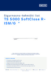 TS 5000 SoftClose R-ISM/G  * Sigurnosno-tehnički list HR