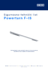 Powerturn F-IS Sigurnosno-tehnički list HR