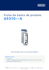 A5010--A Ficha de dados de produto PT