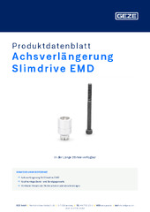 Achsverlängerung Slimdrive EMD Produktdatenblatt DE