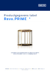 Revo.PRIME  * Productgegevens tabel NL