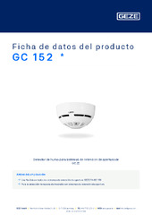 GC 152  * Ficha de datos del producto ES
