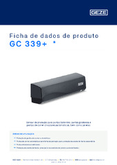 GC 339+  * Ficha de dados de produto PT