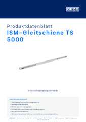ISM-Gleitschiene TS 5000 Produktdatenblatt DE