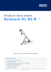 Scissors OL 90 N  * Product data sheet EN
