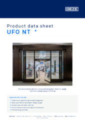 UFO NT  * Product data sheet EN