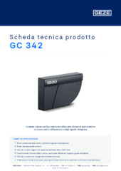 GC 342 Scheda tecnica prodotto IT