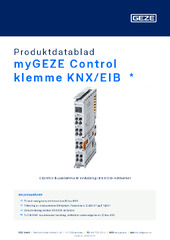 myGEZE Control klemme KNX/EIB  * Produktdatablad NB