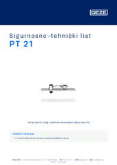 PT 21 Sigurnosno-tehnički list HR