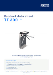 TT 300  * Product data sheet EN