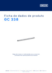 GC 338 Ficha de dados de produto PT