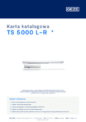 TS 5000 L-R  * Karta katalogowa PL