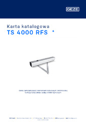 TS 4000 RFS  * Karta katalogowa PL