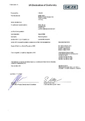 Declaration of conformity EN (70269)